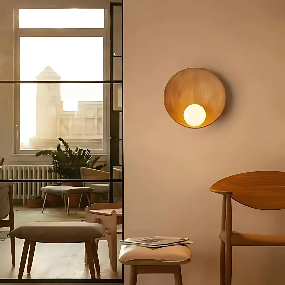 Modern Dome Wall Light  Rustic Copper Finish - Product detail 4