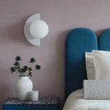 Modern Circular Wall Light  Minimalist White LED Sconce - Product detail 4