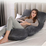 Pregnancy Support Pillow  Full Body J-Shape Design - Detailed view