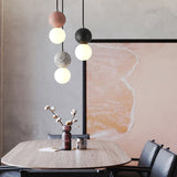 Modern Pendant Light  Terrazzo Globe Glass Shade - Product detail 19