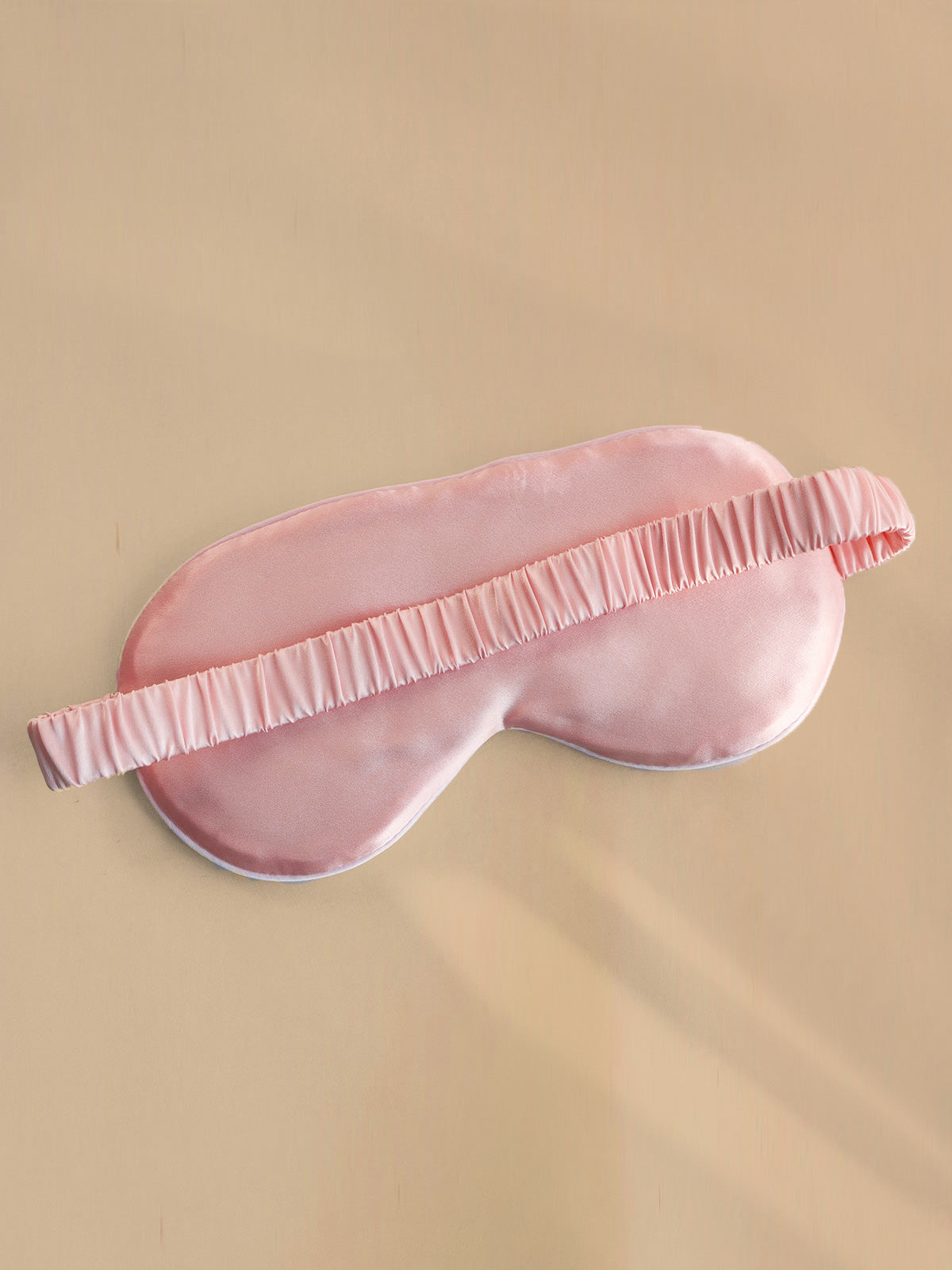 Luxury Sleep Eye Mask  Pure Mulberry Silk With Ruffle Trim - Product example