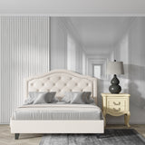 3D corridor wallpaper creating an optical illusion in a contemporary dining room