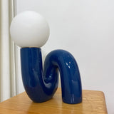 Modern Wall Light  Sculptural White Globe Design - Product detail 6