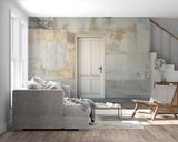Industrial Mural Wallpaper | Vintage Door and Weathered Wall