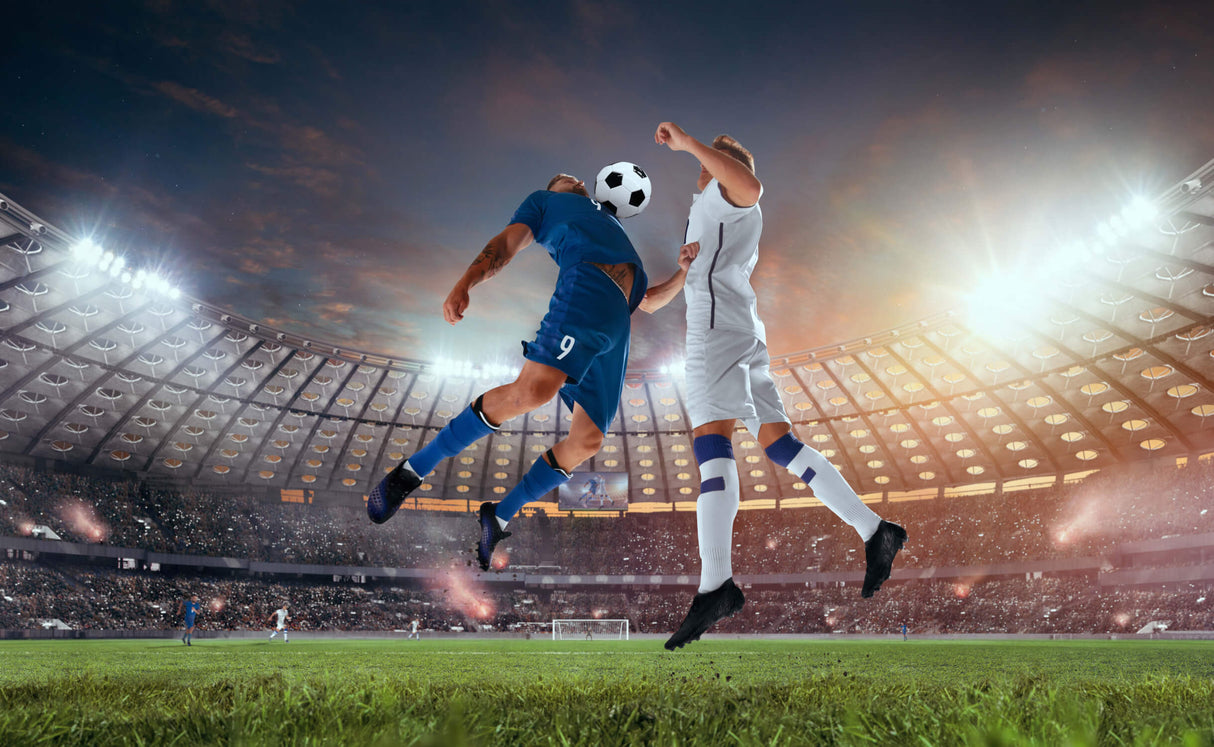 Football Mural Wallpaper | Stadium Match Action Scene