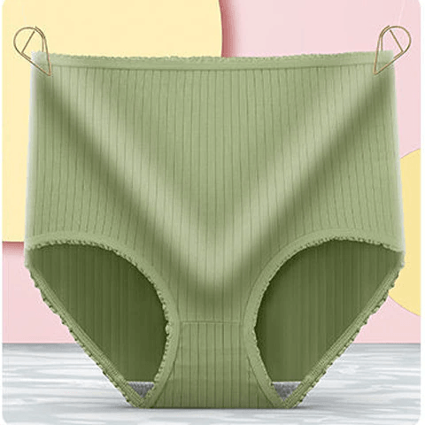 Womens High-Rise Briefs  Ribbed Cotton Comfort Set - Product detail 4