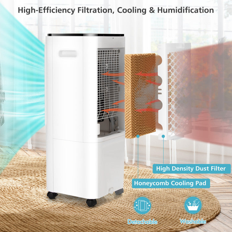 Portable Evaporative Air Cooler  12L Tank With 4-in-1 Cooling System - Product detail 7