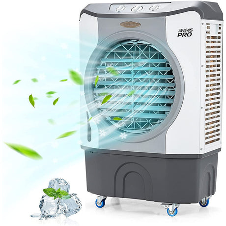 Industrial Evaporative Air Cooler  12-Gallon Tank With 9740 CFM Airflow - Product showcase