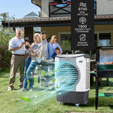 Industrial Evaporative Air Cooler  12-Gallon Tank With 9740 CFM Airflow - Detailed view