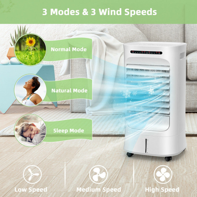 Portable Evaporative Air Cooler  4-in-1 Smart Cooling System With Timer - Detailed view