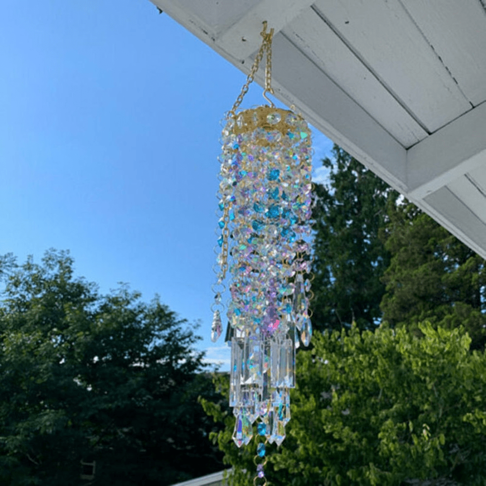 Crystal Garden Wind Chime  Rainbow Prism Suncatcher Design - Product detail 5