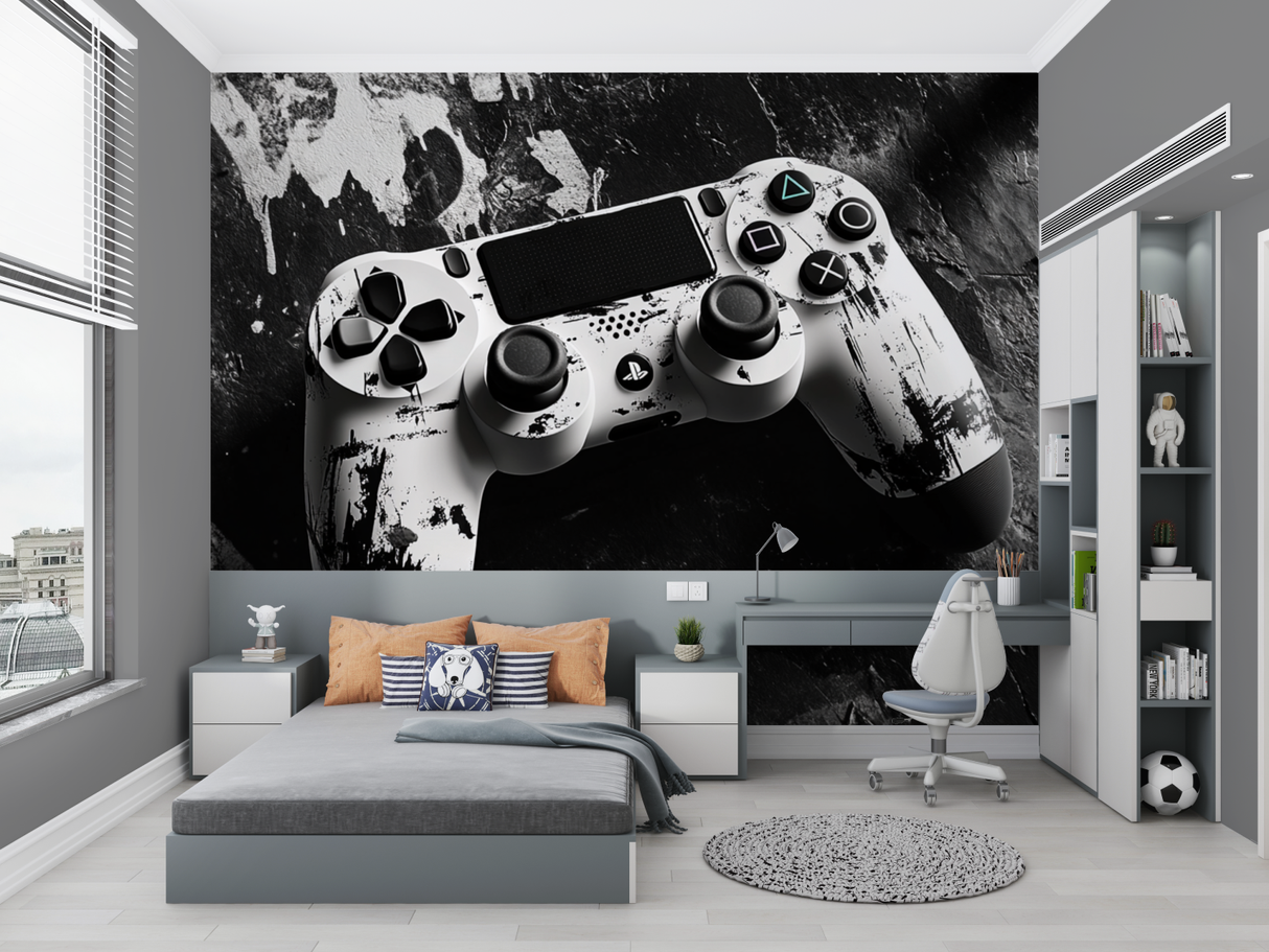 Gaming Mural Wallpaper | PlayStation Controller Design