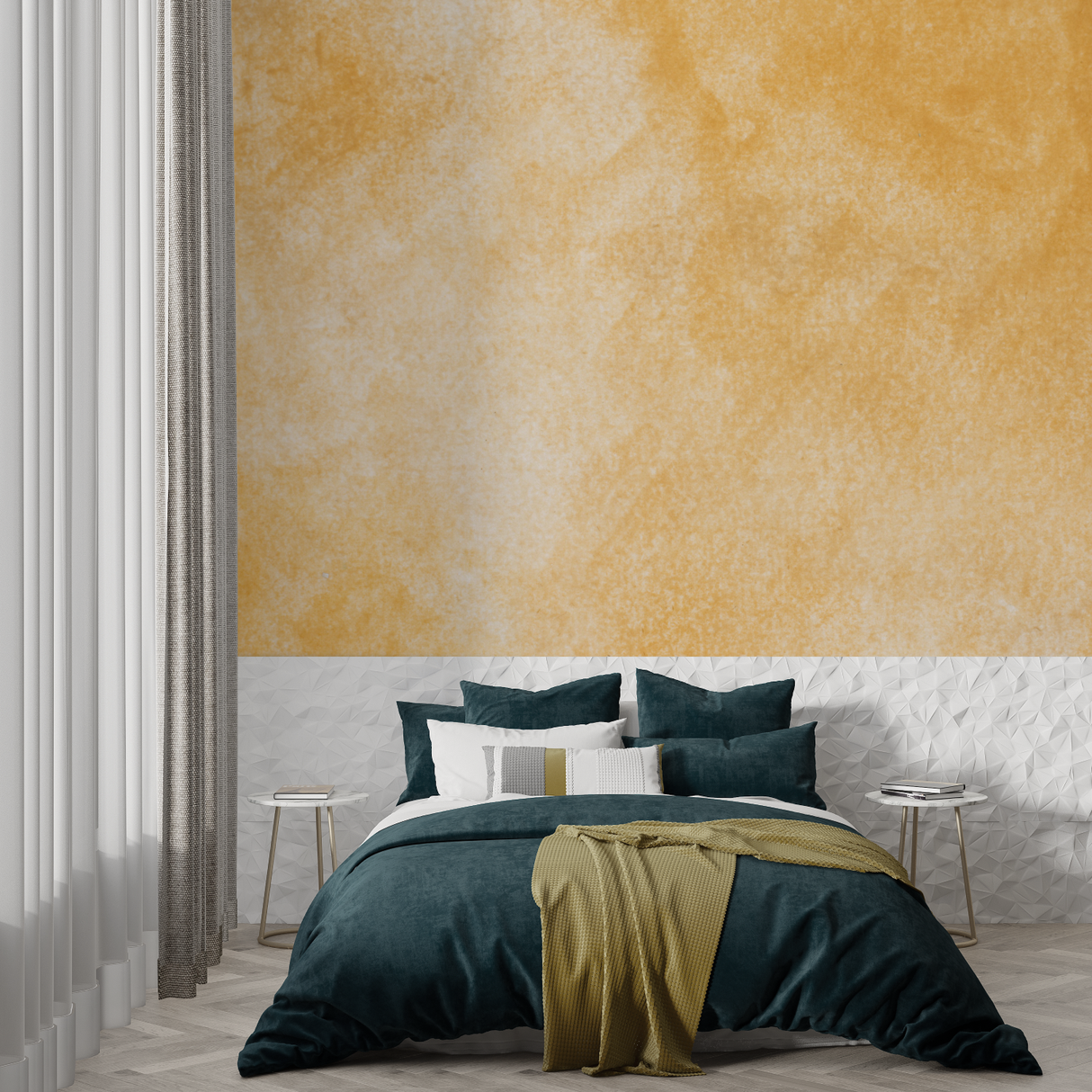 Terracotta Mural Wallpaper | Warm Textured Design