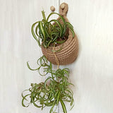 Jute Wall Storage Baskets  Handwoven Produce Organizers - Product detail 4