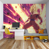 Anime Mural Wallpaper | Dragon Ball Super Battle Scene