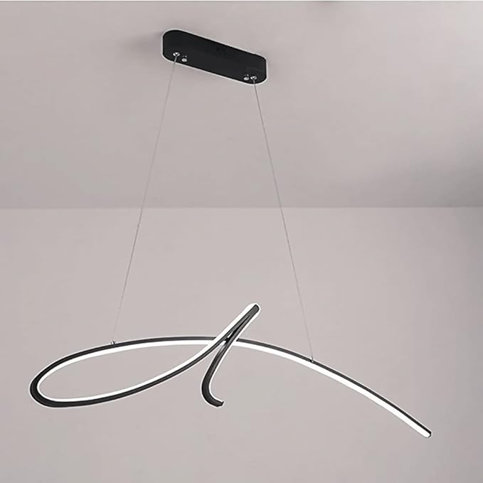 Modern LED Chandelier  Curved Aluminum Design - Product detail 10