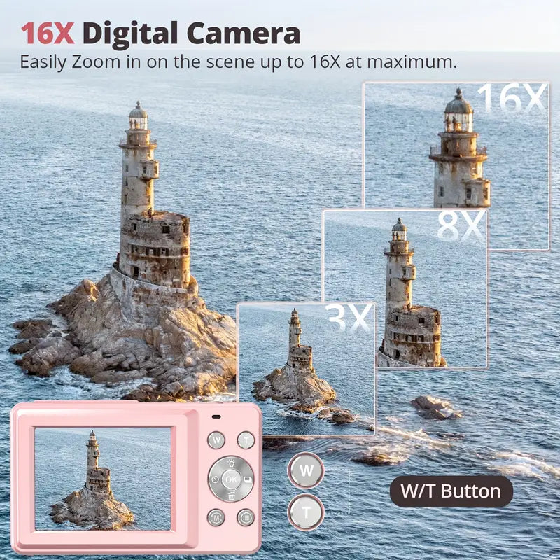 Compact Digital Camera  1080p HD Video Recording - Product detail 5