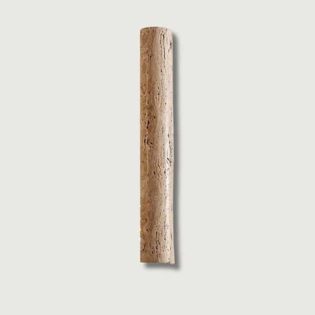 Outdoor Wall Lamp  Natural Travertine Stone LED Light - Product showcase