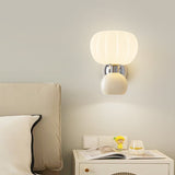 Modern LED Wall Lamp  Cream Glass Shade Design - Product detail 5