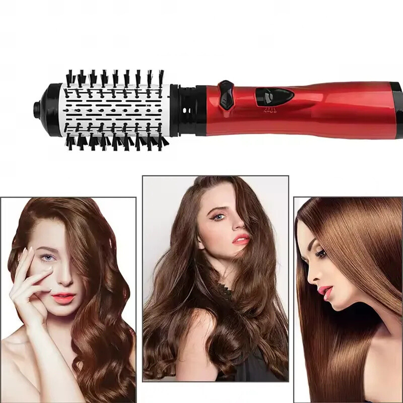 Professional Hair Styler  2-in-1 Hot Air Brush With Ceramic Barrel - Detailed view