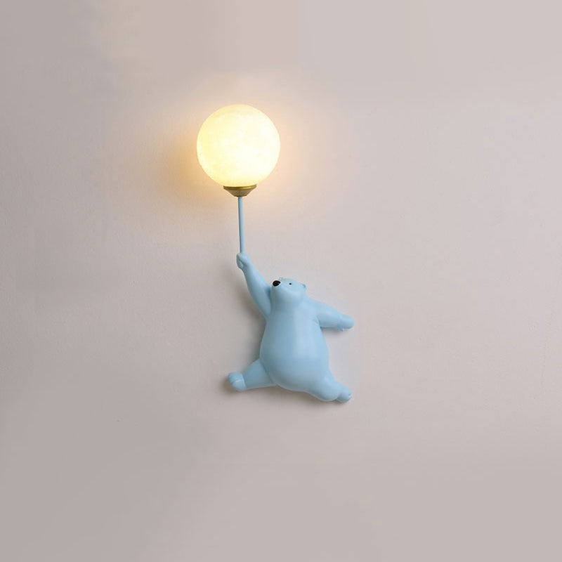 Bear Wall Light  Playful LED Lamp With Balloon - Product detail 11