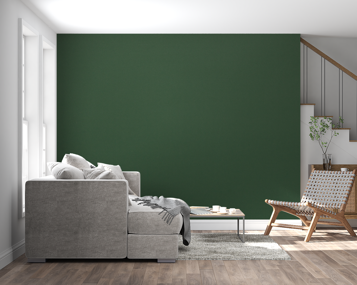 Green Mural Wallpaper | Deep Forest Shade