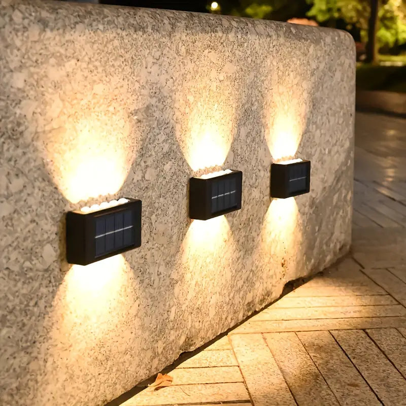 Modern Outdoor Wall Light  Dual Beam LED Design - Detailed view