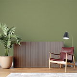 Green Mural Wallpaper | Modern Olive Solid Design