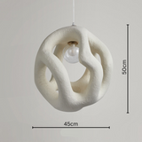 Modern Pendant Light  Sculptural Black Sphere Design - Product detail 10