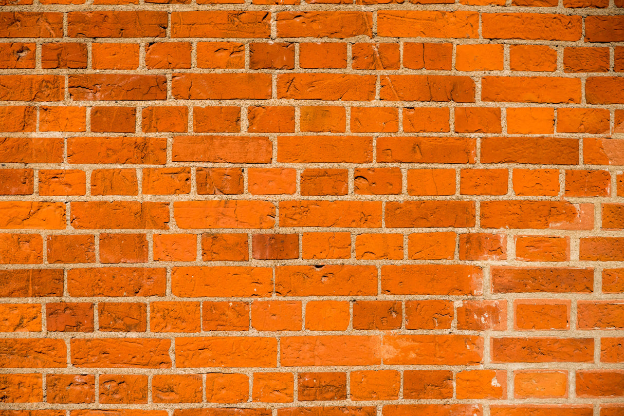 Brick Mural Wallpaper | Industrial Orange Terracotta Design