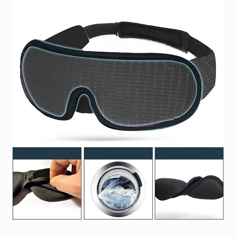 3D Sleep Mask  Contoured Memory Foam Design - Product detail 8