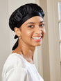 Silk Sleep Cap  Mulberry Silk Hair Protection With Ribbon - Product detail 4