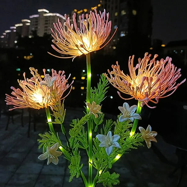 Solar Garden Light  Vibrant Flower LED Design - Product example