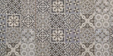 Moroccan Tile Mural Wallpaper | Vintage Grey Geometric Pattern