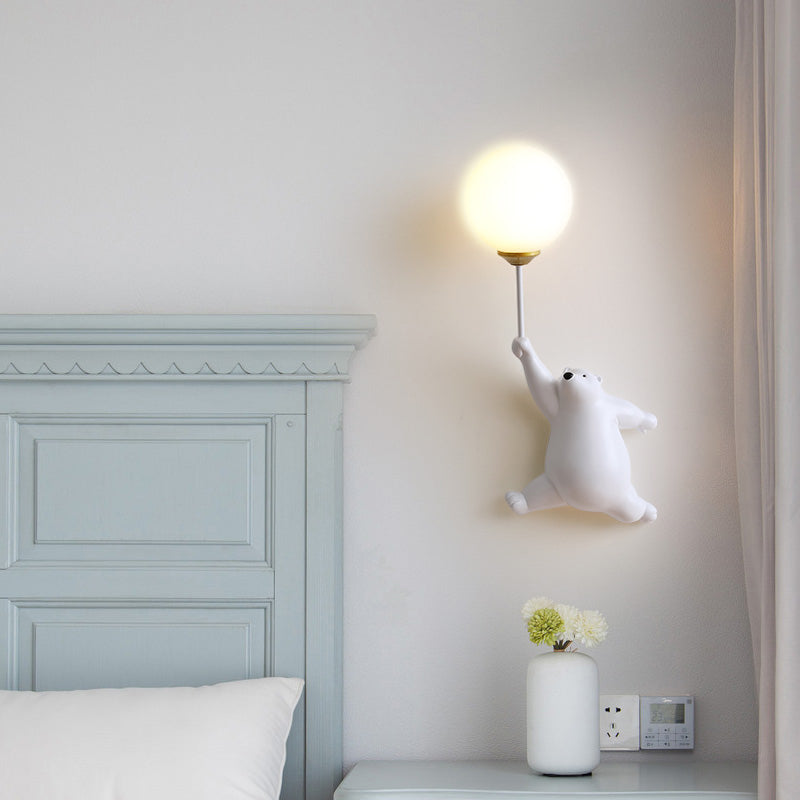 Bear Wall Light  Playful LED Lamp With Balloon - Product detail 4