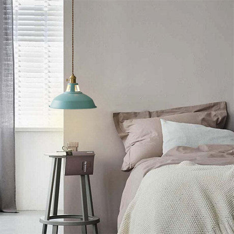 Industrial Pendant Light  Black Metal Dome Shade - Product detail 24