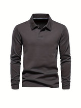 Long Sleeve Polo Shirt  Classic Tailored Design - Product detail 6