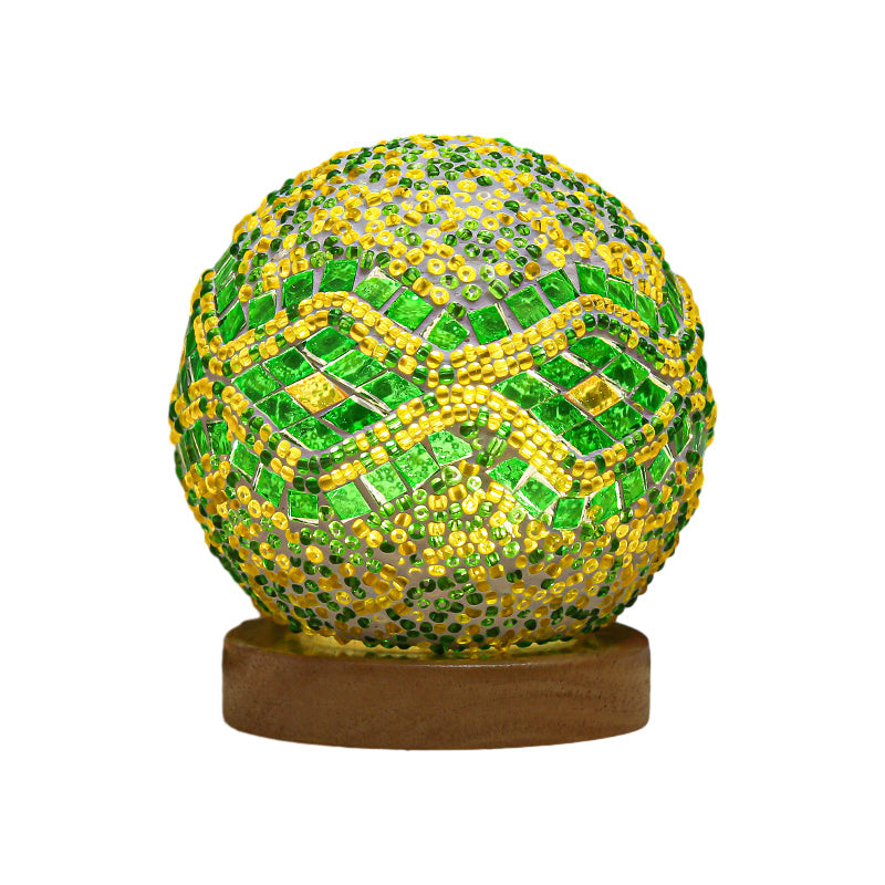 Mosaic Glass Table Lamp  LED Color Changing Night Light - Product detail 9