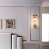 Art Deco Wall Light  Crystal Glass  Brass Finish - Product detail 4