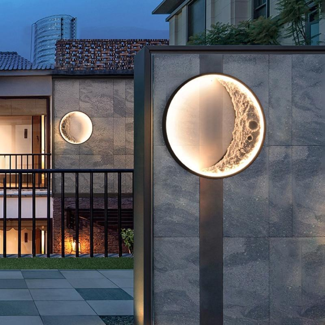 Moon Phase Wall Light  LED Outdoor Waterproof Sconce - Product detail 5