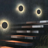 Modern LED Wall Light  Black Round Eclipse Design - Product detail 12