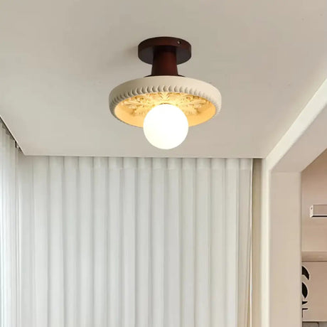 Modern Ceiling Light  Two-Tone Metal Design - Product example