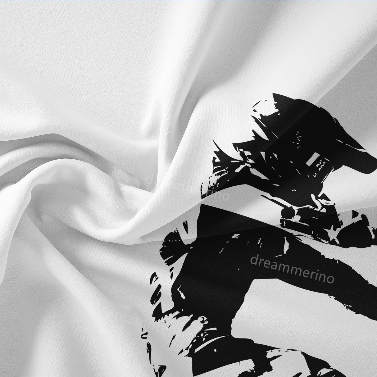 Motorcycle Duvet Cover Set  Black and White Motocross Design - Product example