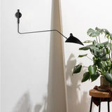 Modern Wall Light  Adjustable Arm Black Metal Sconce - Product example