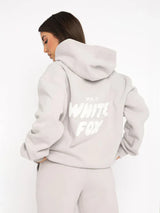 Womens Lounge Set  Pink Cotton Blend Hoodie and Joggers - Product detail 7