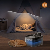 Smart Pet Water Fountain  Motion Sensor Activated Filter System - Detailed view