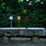 Modern Table Lamp  Brushed Gold Metal Design - Product detail 5