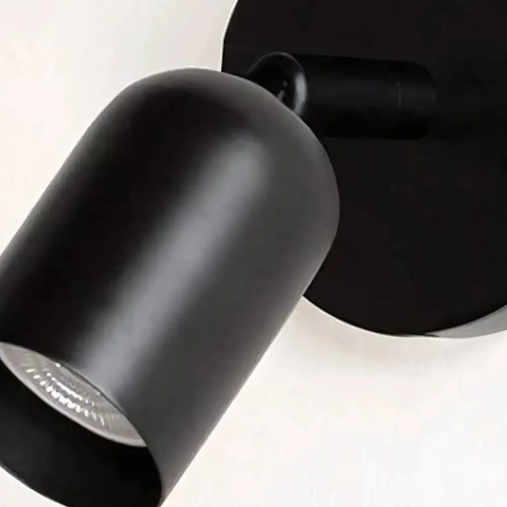 Modern Wall Spotlight  Adjustable Black Metal Sconce - Product detail 5