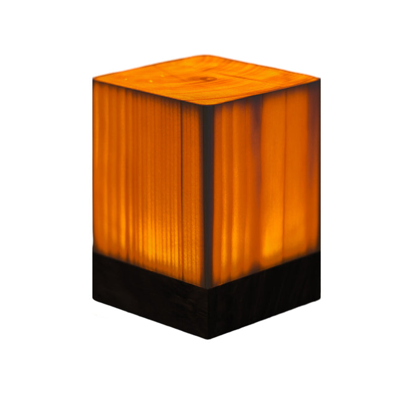 Modern LED Table Lamp  Wood Grain Touch Control Design - Product detail 7
