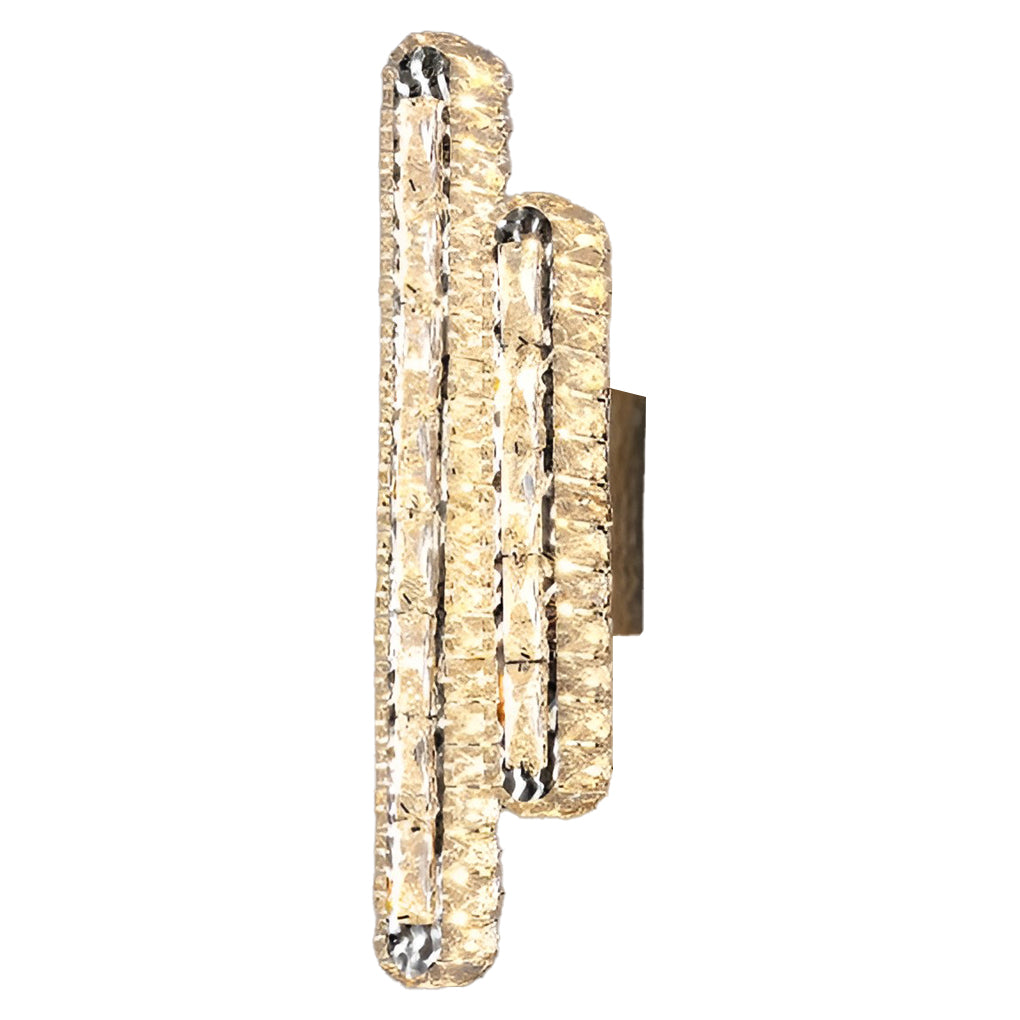 Crystal LED Wall Lamp  Dual Strip Design With Dimming Control - Product detail 7